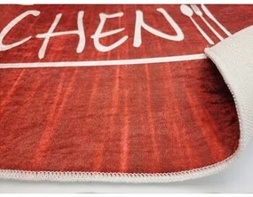 Kleden Rood Mani Textile  KEUKEN keuken vloerkleed