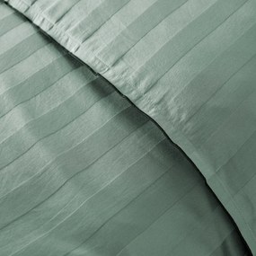 Dekbedovertrek in gewassen satijnkatoen, Victor, gestreept