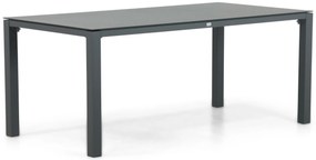 Tuinset 4 personen 180 cm Aluminium/textileen Grijs Hartman Sitges/Mateo