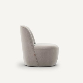 Fauteuil in fluweel, Rosebury design E.Gallina