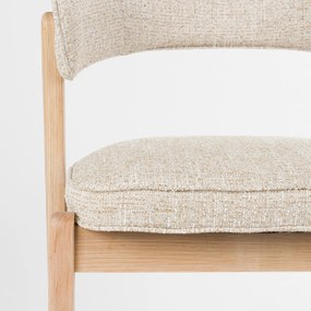 Zuiver Bright Design Eetkamerstoel Eiken Beige