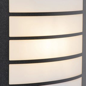 Buiten wandlamp met bewegingsmelder zwart IP44 met bewegingssensor - Miro Modern E27 IP44 Buitenverlichting