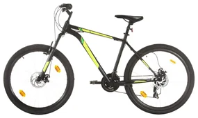 vidaXL Mountainbike 21 versnellingen 27,5 in wielen 42 cm frame zwart