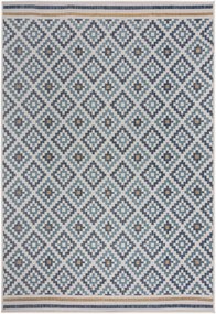 Vlak geweven in- & outdoor vloerkleed Zia Trellis