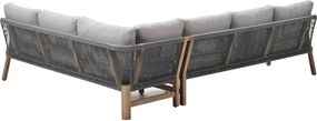 Garden Impressions Alora lounge dining set 2-delig rechts - grey sand