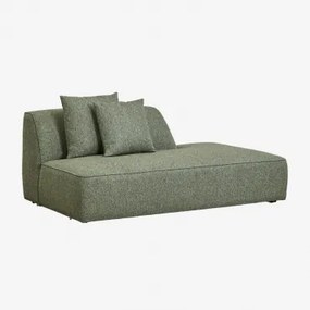 Rechts Divanmodule Voor Gestoffeerde Modulaire Bank Cardea Bouclé Saliegroen - Sklum