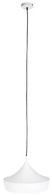Scandinavische hanglamp wit met goud - Depeche-Paul Modern E27 Scandinavisch rond Binnenverlichting Lamp