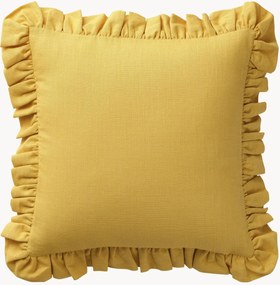 Katoenen zitkussen Fanny met ruches