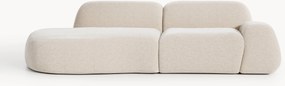 Modulaire teddy chaise longue Wolke (3-zits)