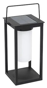 Moderne buitenlamp zwart incl. LED en dimmer solar - Denlu