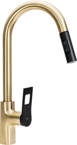 Keukenkraan Rea SOUL Black/Brush Gold