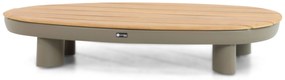 Hoek loungeset 6 personen Aluminium/Rope /Teak Taupe  Santika Furniture Santika