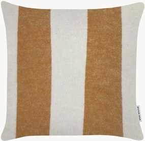 Decoratieve kussenhoes Rough Stripe van Nieuw-Zeelandse wol