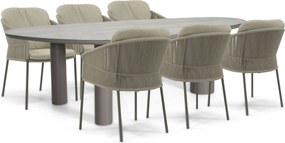 Tuinset 6 personen  Rope Taupe 4 Seasons Outdoor Florence/Guave