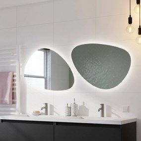 Ben Organic organische spiegel met LED verlichting en anti-condens 80x50cm