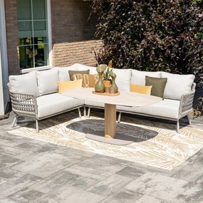 Garden Impressions Maud loungeset hoek 4-delig - taupe