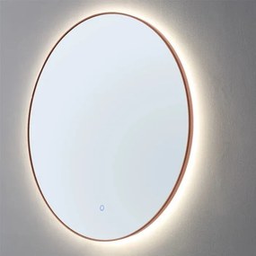 Lambini Designs Rodo ronde spiegel 100cm met indirecte dimbare verlichting brons