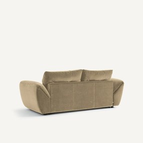 Omvormbare 3-zitsbank van fluweel Edgar