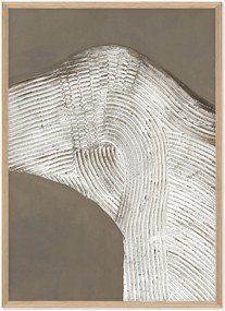Handgeschilderd ingelijst canvas Raw Shape I
