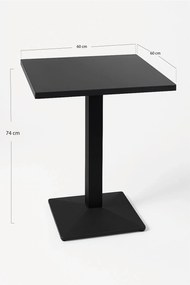 Kuat Zwart 60 cm tafel