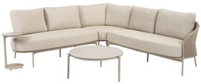 Florence hoek loungeset 5 delig latte rope Taste 4SO