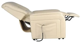 vidaXL Televisiefauteuil kunstleer beige