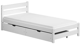 Kinderen Wit  Eenpersoonsbed - Apollo For Kids Kinderen Peuter Junior Tieners 5056231775366 Children's Beds Home, 140x70, Twee kleine, Schuimmatras va