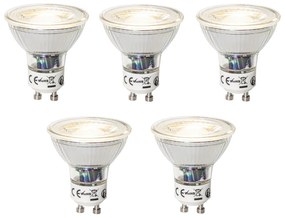 Set van 5 GU10 3-staps dimbare LED lampen 7W 600 lm 4000K