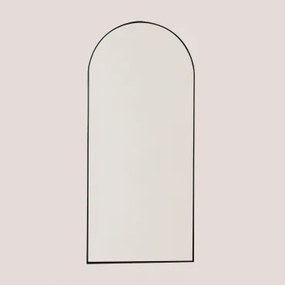 Belm Metalen Wandspiegel Zwart & 80 X 180 Cm - Sklum