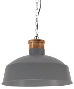 vidaXL Hanglamp industrieel E27 58 cm grijs