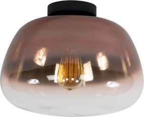 Plafondlamp Gecoat Glas Bruin