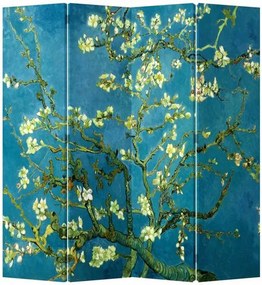 Kamerscherm 4 Panelen Van Gogh Amandelbloesem