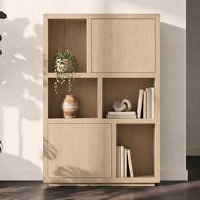 Moderne Kast Van Naturel Eiken - 120x42x170cm.