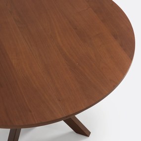 Eettafel, 6 tot 12 personen, notenfineer en gekleurde beuk, GOSLING