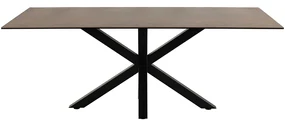 Eettafel Bruin Keramiek 200x100 Cm - 200 X 100cm.