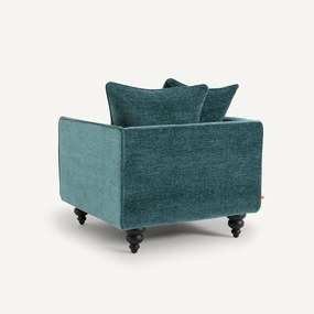 Fauteuil in gerecycled polyester, Lazare