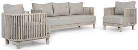 Stoel en Bank Loungeset 5 personen Rope Zand/Beige Lifestyle Garden Furniture Solento