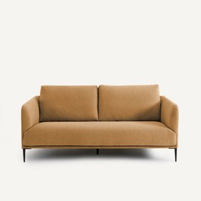 Compacte zitbank in gerecycled chenille, OSCAR, ontwerp door Emmanuel Gallina