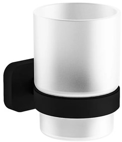 Eastbrook Asti messing bekerhouder zwart mat