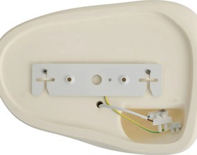 Japandi wandlamp creme 30cm - Pietra