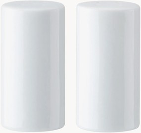 Porseleinen zout- en peperstrooiers Chalk