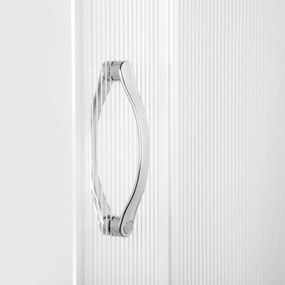 Kerra Xenia douchecabine met douchebak en schuifdeur 90x90cm wit mat