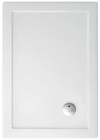 Crosswater Showertray lage douchebak 100x90x3.5cm rechthoek acryl wit ST0R91000