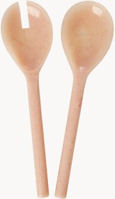 Saladebestekset Soft Pink, 2-delig