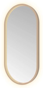 Hotbath &More Oval spiegel ovaal 40x80cm geborsteld koper PVD