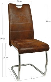 Hallen Kunstlederen Stoel