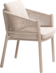 Taste by 4 Seasons Virello tuinstoel Latte Tuinstoel   beige weerbestendig