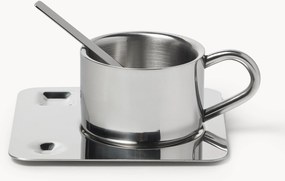 Roestvrijstalen espressoset Shiloh, 3-delig