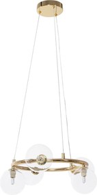 Plafondlamp met glazen bol APP1158-6CP