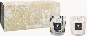 Geurkaarsen White Pearls & Black Pearls, set van 2 (orchidee, grapefruit)
